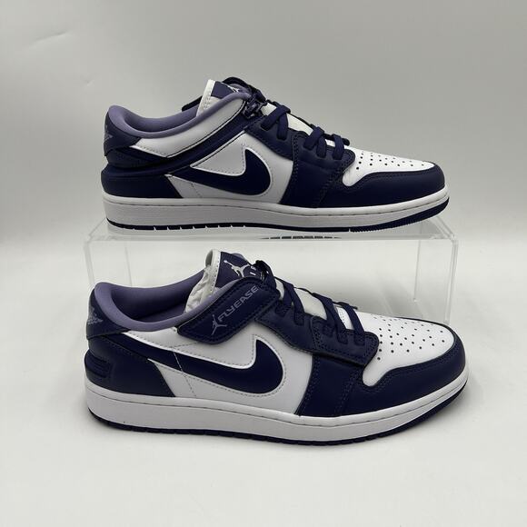 Mens Size 12 Nike Air Jordan 1 Low Flyease Sky J Purple Casual Shoes DM1206 515 - Picture 1 of 5